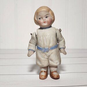Antique Hertwig Germany Bisque Boy Doll